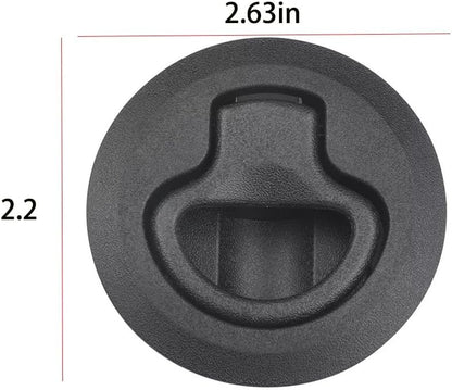 ya 2 8.15 Fits for Ram 1500 2500 3500 Truck Under Rear for Seat Storage Latch Assembly Black New