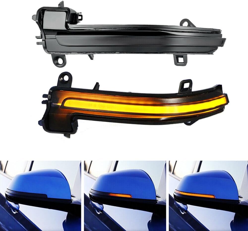 ya 4 8.8 for BMW 1 2 3 4 Series F30 X1 i3 LED Dynamic Turn Signal Mirror Sequential Light