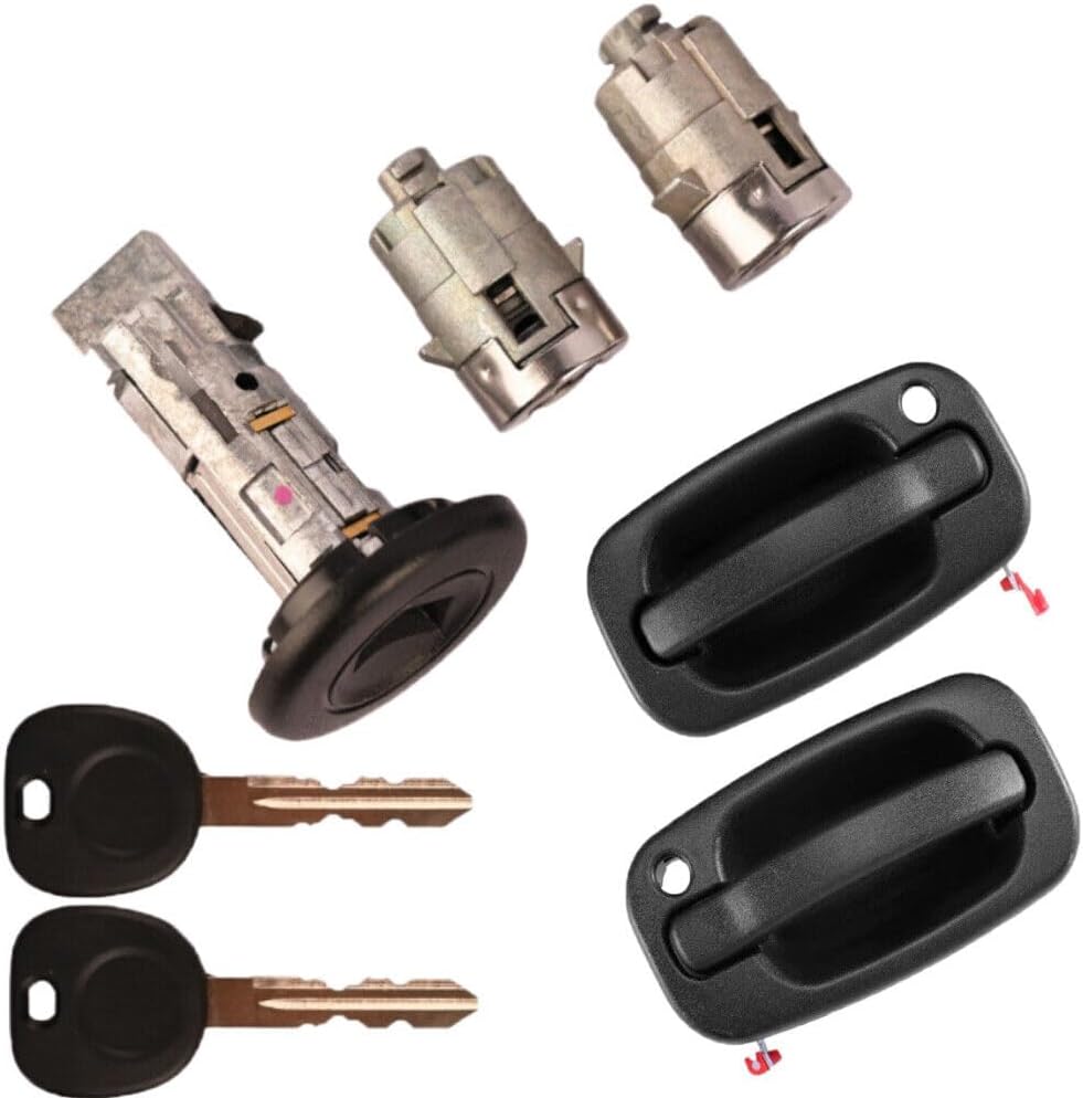 ya 11 9.14 baidi15298924 Exterior Door Handle Lock Kits for GM for Chevy for Silverado Tahoe 2001-2006