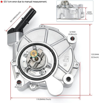 ya 11 9.14 baidiVacuum Pump DL3E2A451DB DL3Z2A451B for Ford F-150 Expedition 3.5L 2013-2018
