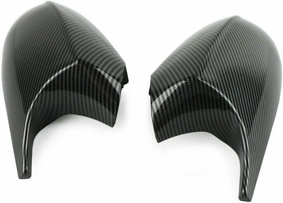 ya 4 8.14 Carbon Fiber Color Mirror Cover Caps for BMW E90 E91 E92 E93 2007-13 Left Right