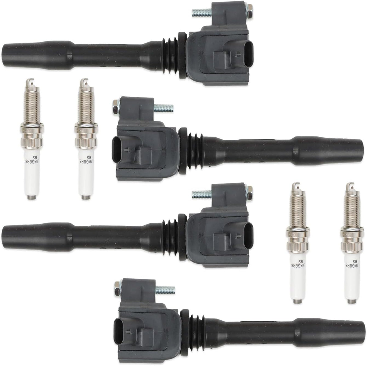 ya 9 10.24 Ignition Coils & Spark Plugs for BMW 330i xDrive X1 for Mini Cooper UF750 94201