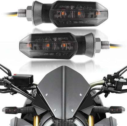 ya 7 8.24 baidi 4pcs Smoke Motorcycle LED Turn Signal Blinker Light Indicator for Suzuki for Yamaha