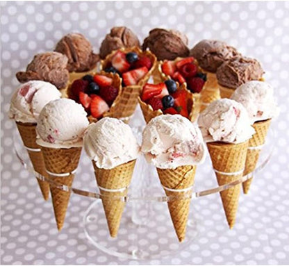 ya 14 9.20 baidi 16 -Capacity Ice Cream Stand Cone Stands for Dessert Table Charcuterie-1