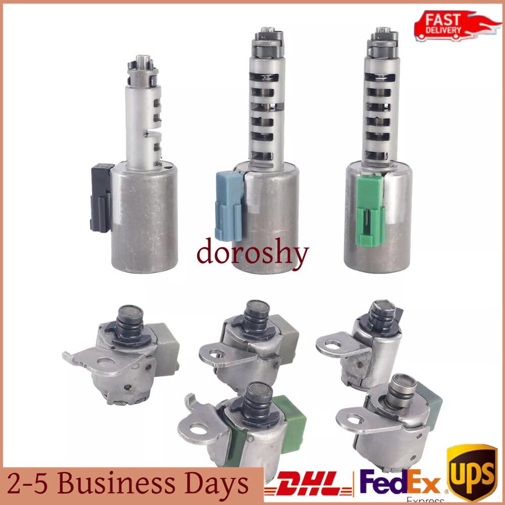 ya 8 8.24 baidi 8Pcs Transmission Shift Control Solenoids for Nissan for Suzuki AW55-50SN AW55-51SN