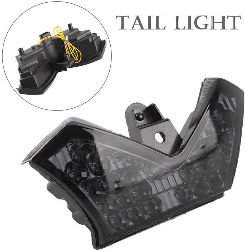 ya 5 8.24 baidi LED Rear Tail Light Turn Signals for Kawasaki ZX14R 2006-2013 07 08 09 10
