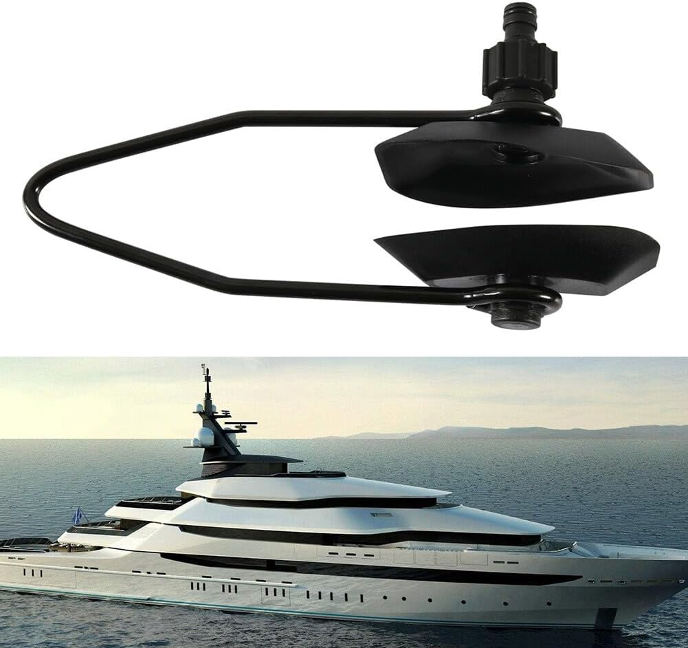 ya 4 8.14 1x Universal Outboard Motor Water Flusher Rectangular Ear Cups Rubber For Ships