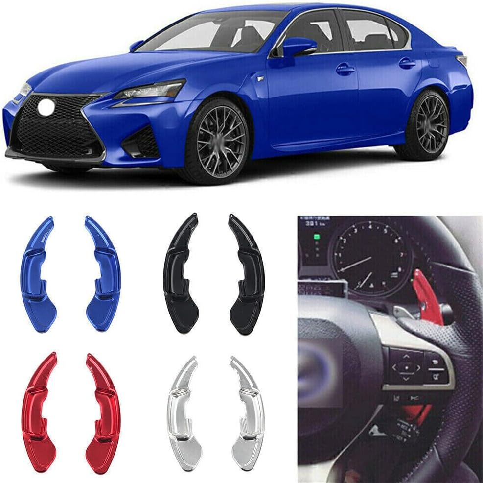 ya 5 8.24 baidi for Lexus GS250 GS350 2012-16 Steering Wheel Shift Paddle Extended Shifter Trim