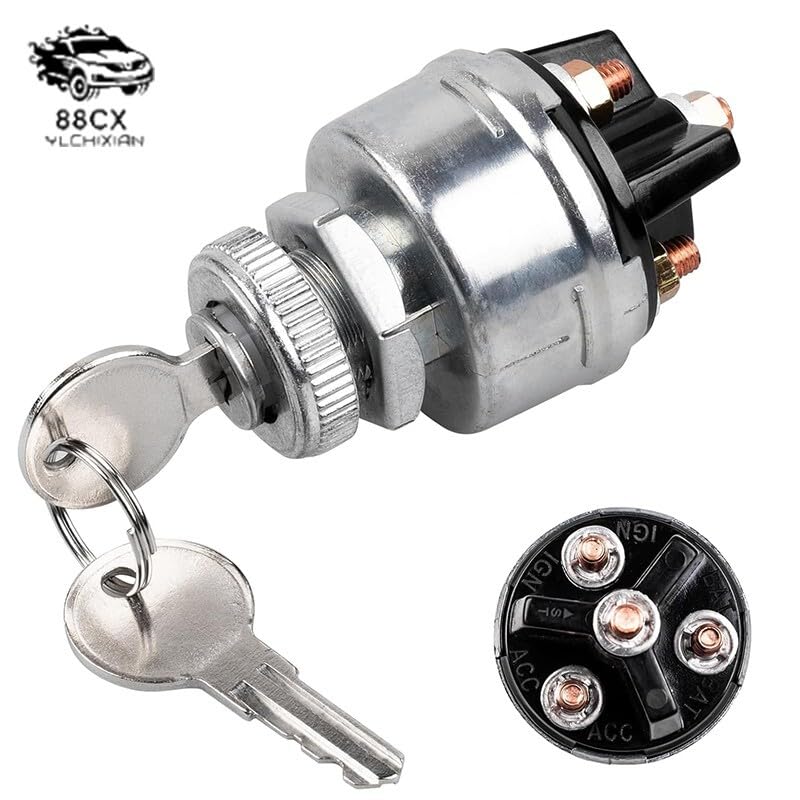 ya 8 8.24 baidi for Car Truck Tractor Trailer 4 Position Retrofit Key Ignition Switch 12V