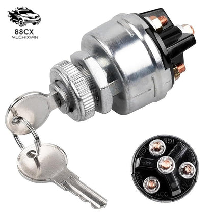 ya 8 8.24 baidi for Car Truck Tractor Trailer 4 Position Retrofit Key Ignition Switch 12V