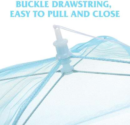 ya 14 9.20 baidi 6Pcs Mesh Food Cover 17 Inch Collapsible Food Net Cover Tent Umbrella S n-1
