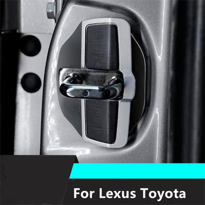 ya 5 8.10 1Set Car Door Lock Stabilizer Protector Lock Buckle Cover Fit for Lexus for Toyota