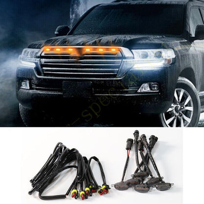 ya 14 9.20 zhengce 6X for Toyota Land Cruiser 16-20 Front Grille LED Light Raptor Style Grill-1