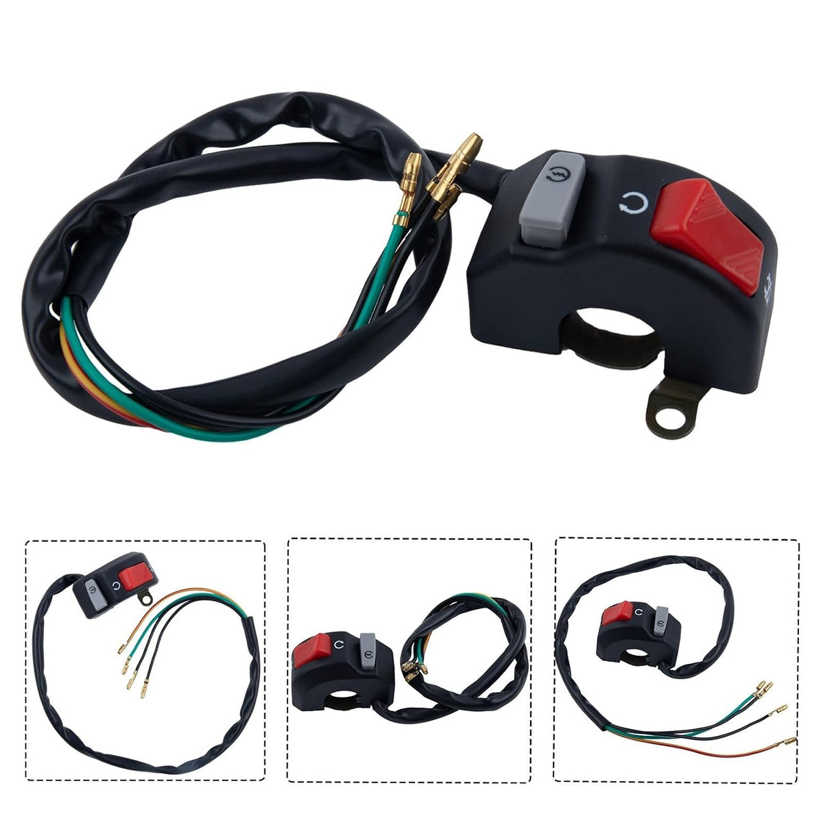 ya 13 9.15 baidi Handlebar Switch Fog Headlight ON Off Button Motorbike New Useful