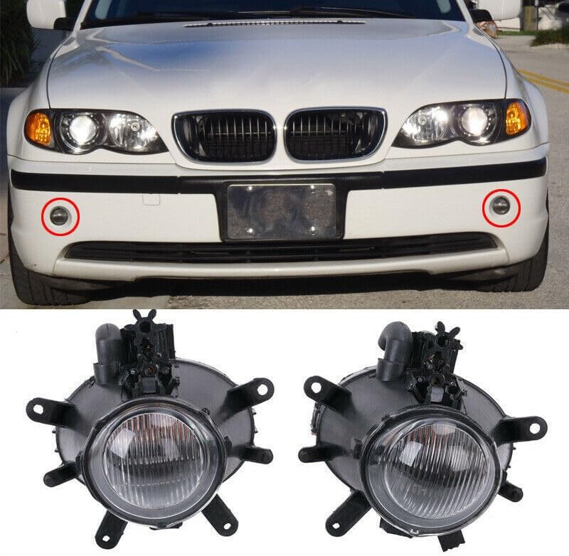 ya 10 9.16 zhengce 2-piece front bumper fog lamp housing suitable for 2002-2005 for 325i 325xi