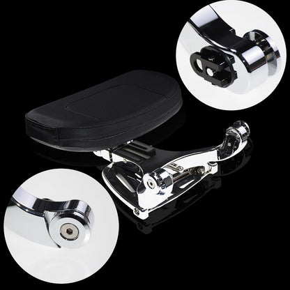 ya 6 8.24 baidi Adjustable Multi-Purpose Driver & Passenger Backrest Fit for Harley Dyna 06-17