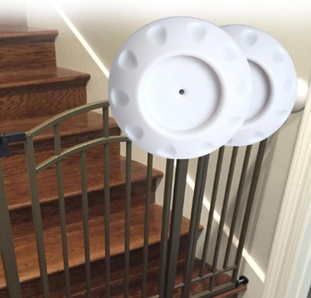 ya 26 10.21 baidi 2 Pack Gate Fixer Child Baby Pressure Mounted Gates Safety Wall Bumpers
