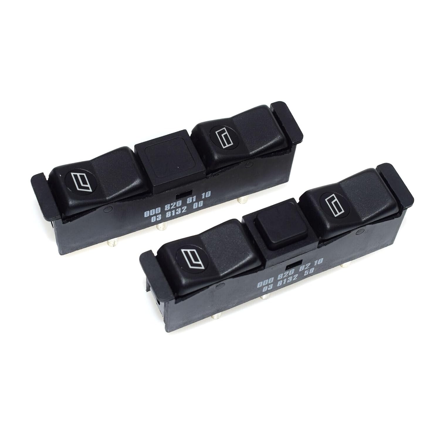 ya 6 8.24 baidi One Pair of Front LH and Right Hand Main Power Window Switch for Mercedes W123 W201 W126