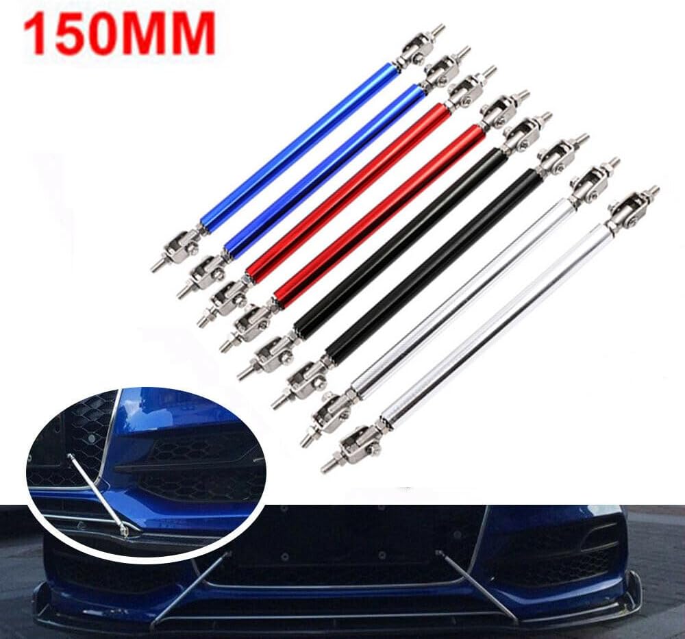 ya 2 8.15 150MM Adjustable Front Bumper Lip Splitter Strut Rod Tie Support Bar for Ford