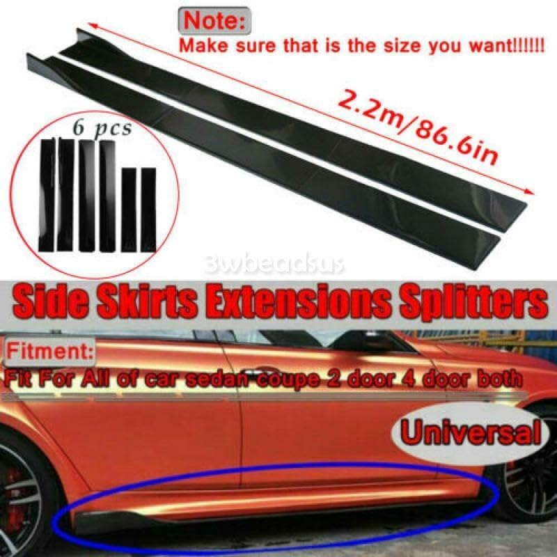 ya 2 8.15 Front Rear Bumper Lip Spoiler Splitter +Side Skirts for Kia K5 GT Optima Forte