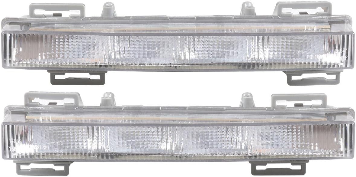 ya 4 8.24 baidi LH Right Grip One Pair of Daytime Running Lights Fog Lights for 2013-2015 Mercedes W166 ML/GL X204 GLK