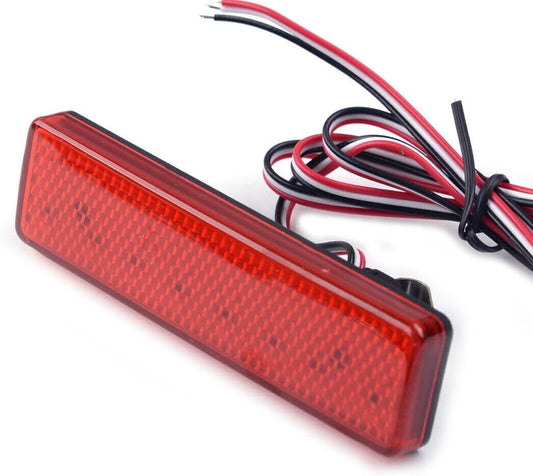 ya 4 8.10 Red one pair R+L side turn signal stop light rear tail light fit for Opel Vauxhall 