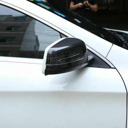 ya 11 9.14 baidi2-pack carbon fiber side mirror cap decoration for Mercedes-Benz ML GL GLE GLS 13-19-