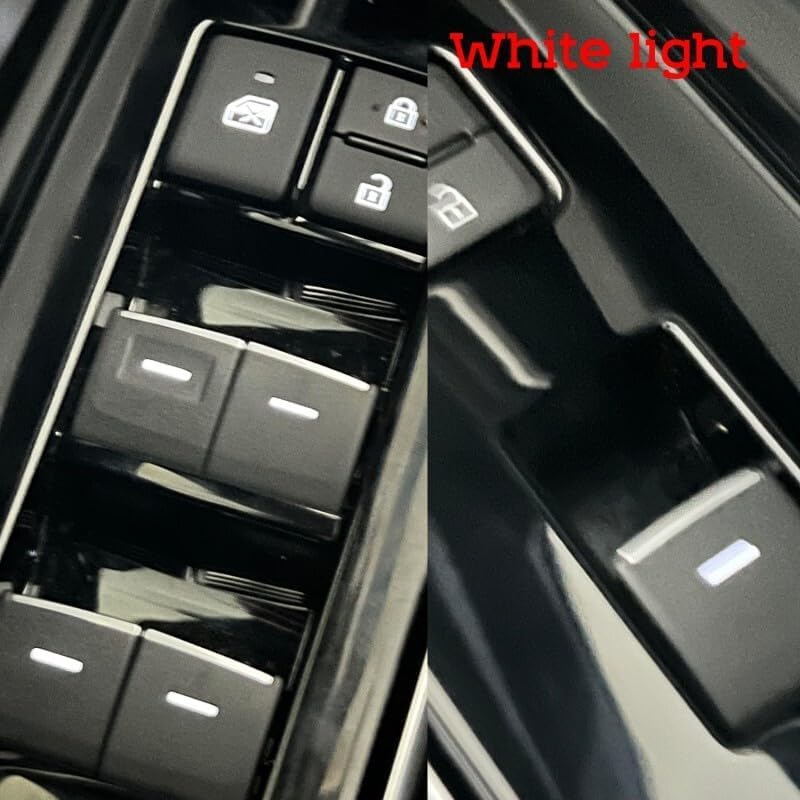 ya 12 10.8 baidi White LED Power Window Switch Replacement Kit for COROLLA Cross 2022-2024 -