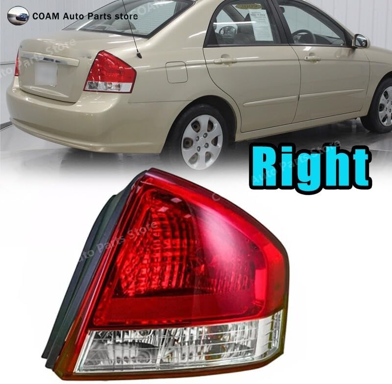 ya 4 8.24 baidi 1 Pack Right Side Rear Tail Light Tail Light for Kia Spectra Sedan 2007-2008