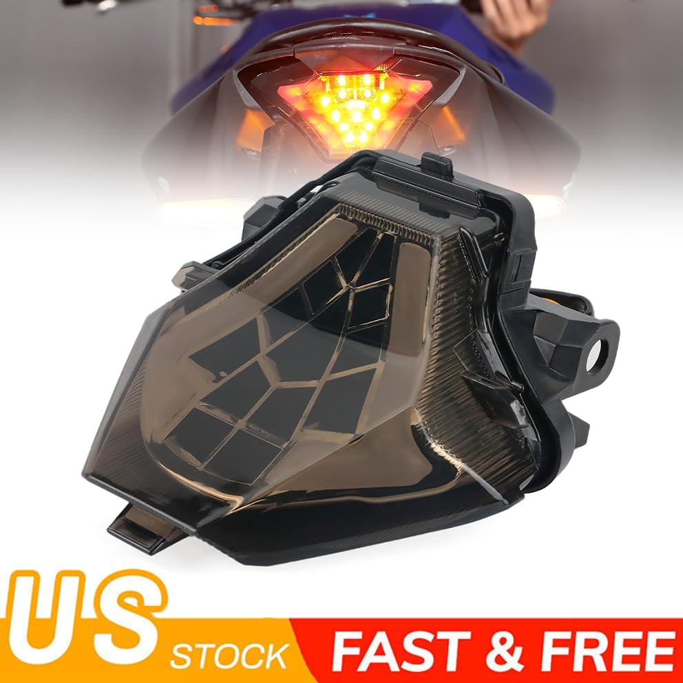ya 4 8.24 baidi for Yamaha FZ-07 MT-07 MT-25 MT-03 Integrated LED Tail Brake Light Turn Signal