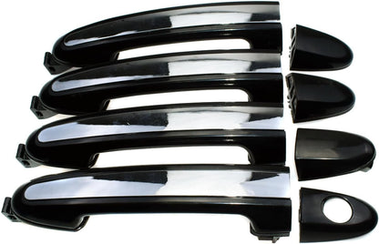 ya 2 8.15 Exterior Door Handle 4-Piece Set for 2007-2012 for Hyundai Santa Fe 