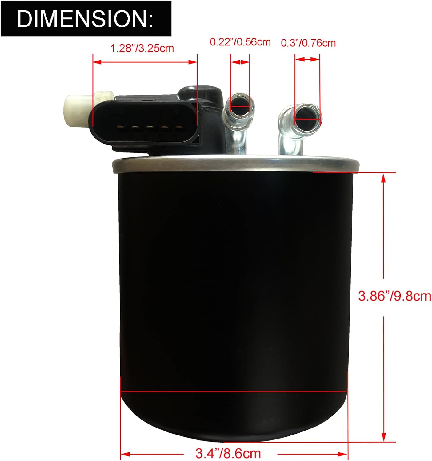 ya 5 8.24 baidi WK820/15 Fuel Filter with 5-Pin Fits for Mercedes-Benz E350 GL350 ML350 R350