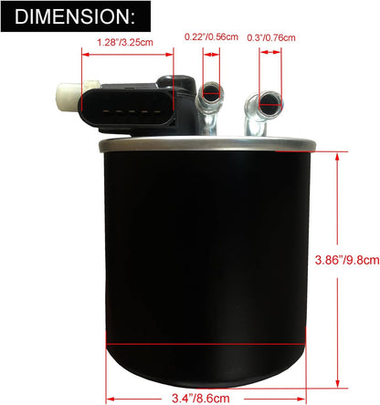 ya 5 8.24 baidi WK820/15 Fuel Filter with 5-Pin Fits for Mercedes-Benz E350 GL350 ML350 R350