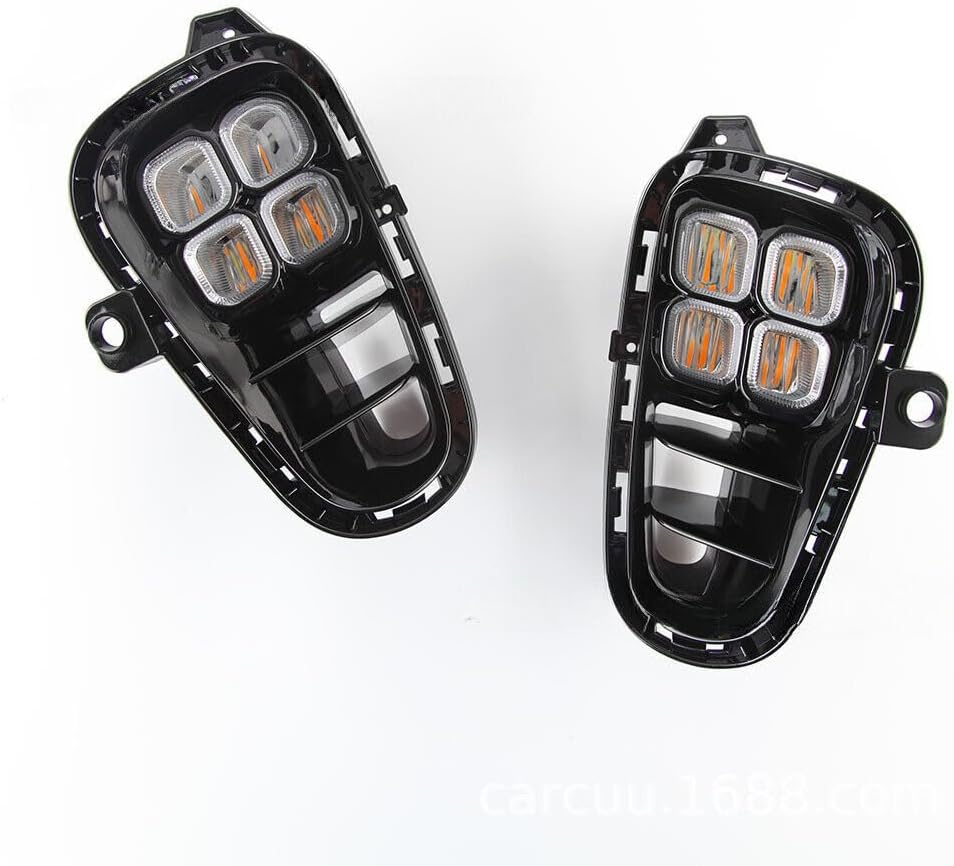 ya 7 8.24 baidi Fit for Kia Picanto 2017-2020 Pair Fog Light Bumper Driving Lamp Daytime Running