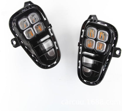 ya 7 8.24 baidi Fit for Kia Picanto 2017-2020 Pair Fog Light Bumper Driving Lamp Daytime Running