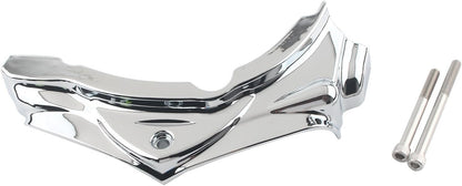 ya 4 8.14 Chrome Cylinder Base Side Cover for Harley Heritage Softail FLSTC FLSTN 2007-17