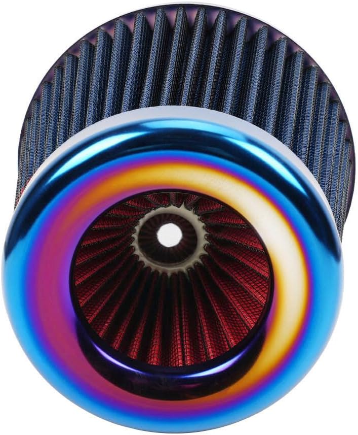 ya 13 9.15 baidi NEW 3 76mm Inlet High Flow Air Filter Cold Air Intake Dry Cone Replacement