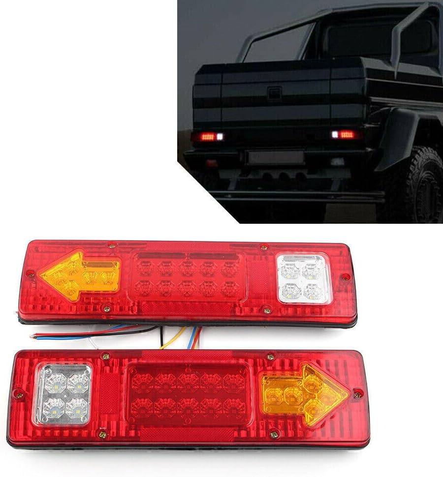 ya 14 9.20 zhengce LED Tail Light Brake Turn Signal Lamp For Trailers Trucks Caravans Vans Boa-1