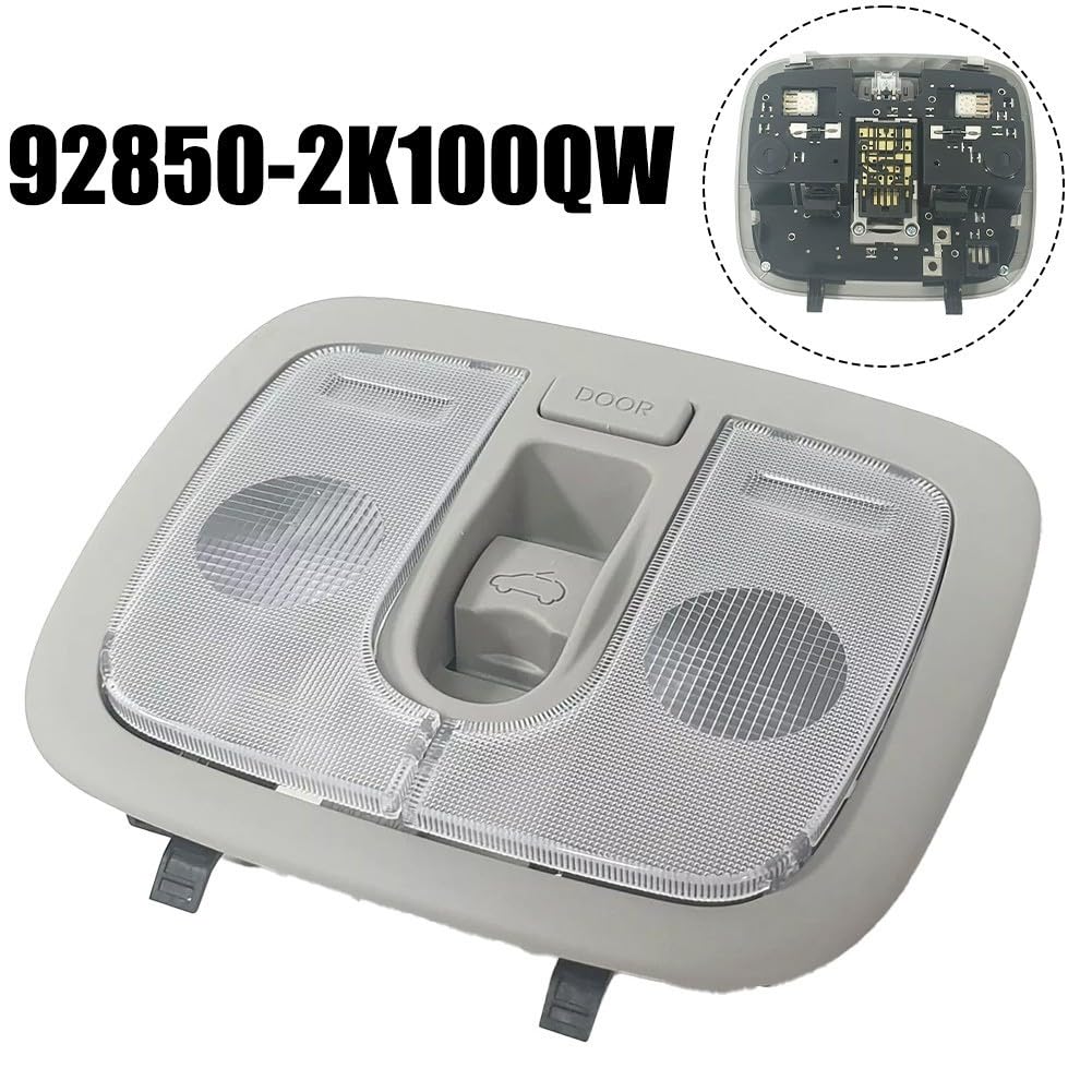 ya 23 10.7 baidi Gray Head Console Reading Lamp for for Kia for Soul 2009 2012 Easy Install