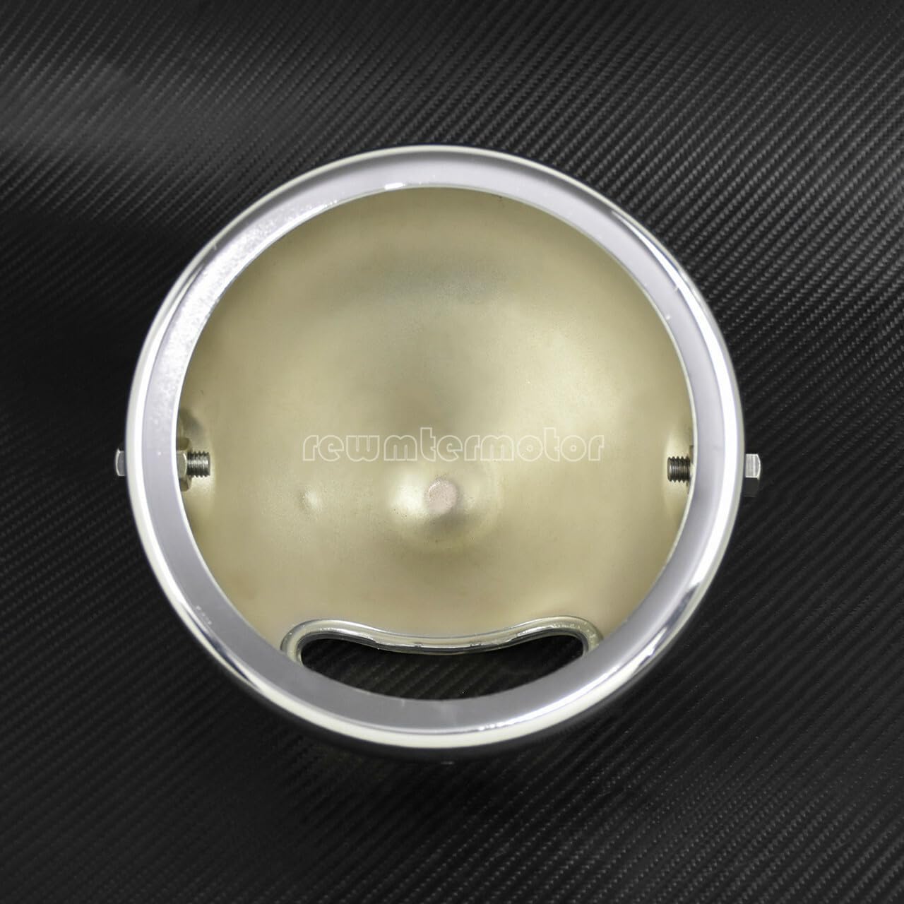 ya 6 8.24 baidi 5.75 Chrome Headlight Lamp Shell Bucket Housing Mount Bracket Fit for Harley