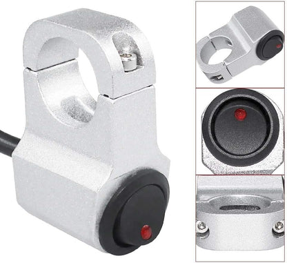 ya 4 8.14 12V 22cm Motorcycle Headlight Brake Fog Light Handlebar Switch ON OFF Button