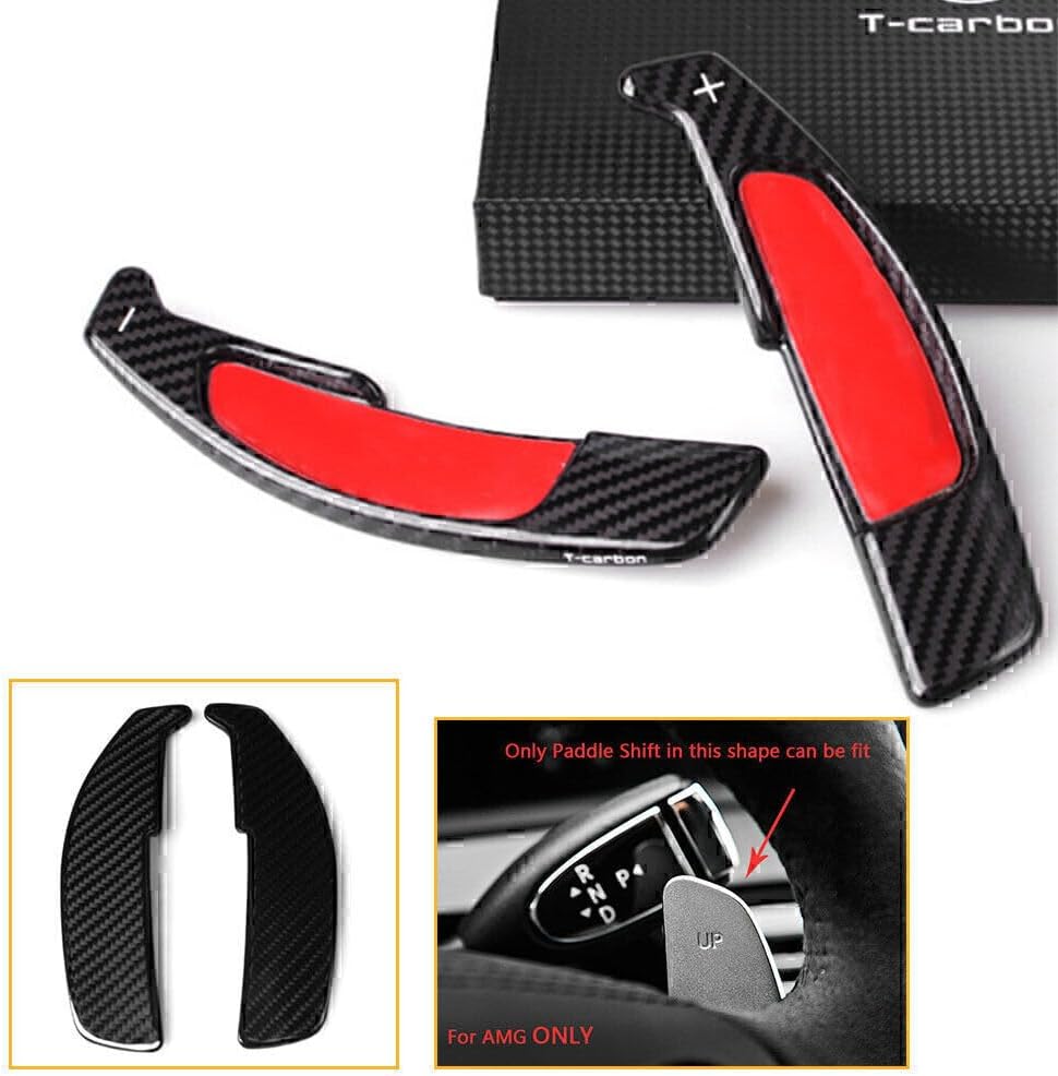 ya 5 8.24 baidi Steering Wheel Shift Paddle Extension Carbon Fiber Fit for Benz A45 G E CLA CLS
