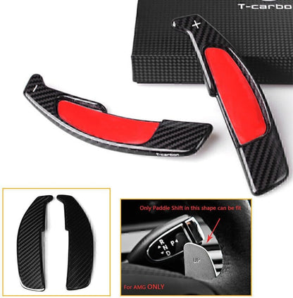 ya 5 8.24 baidi Steering Wheel Shift Paddle Extension Carbon Fiber Fit for Benz A45 G E CLA CLS
