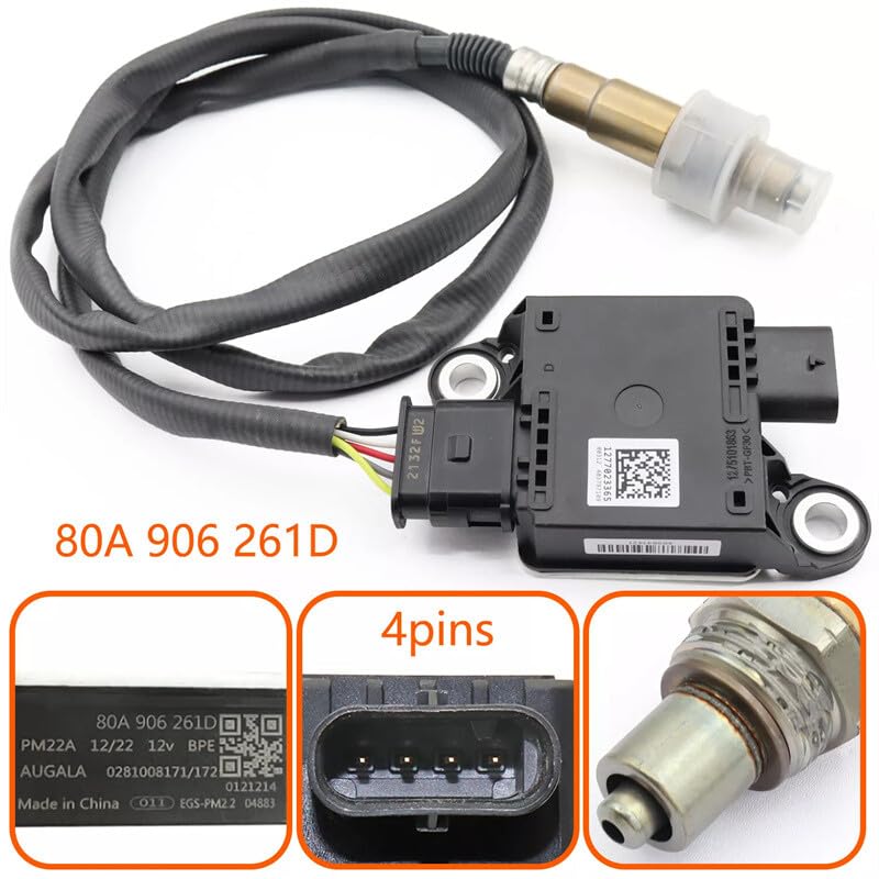 ya 9 10.24 Particulate Matter Sensor for Audi for Q5 SQ5 2017-2020 3.0L 80A906261D 80A906261-