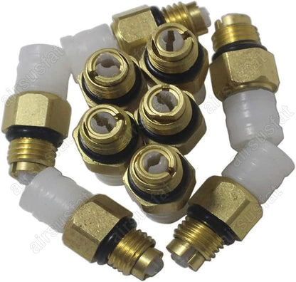 ya 10 9.16 baidi 10 PCS M8 for for Benz W220 W221 W164 W211 AIR SUSPENSION VALVE CONNECTOR FITTING