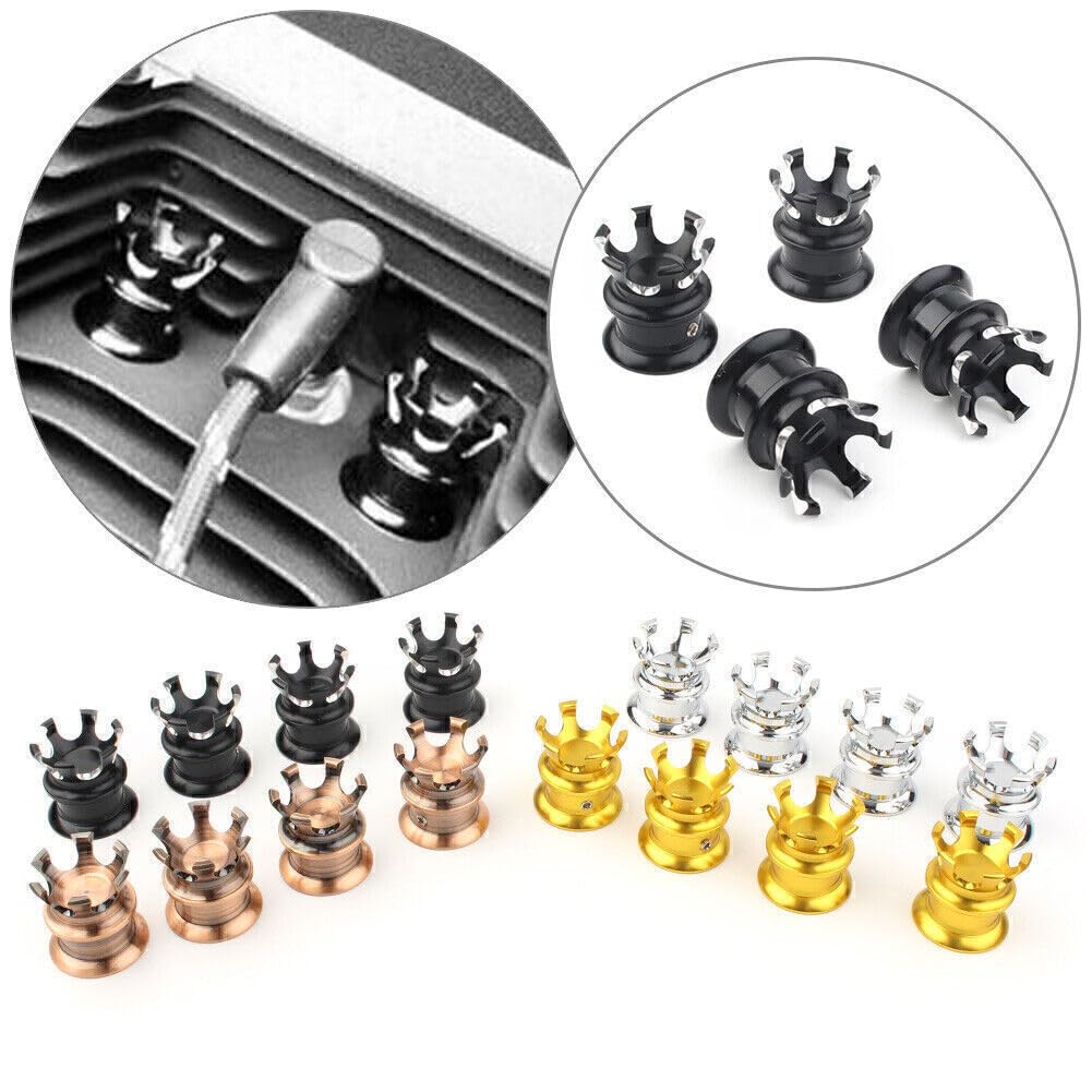 ya 9 10.24 for Sportster XL883 1200 Motorcycle Engine Head Bolt Topper Cap Cover Trim