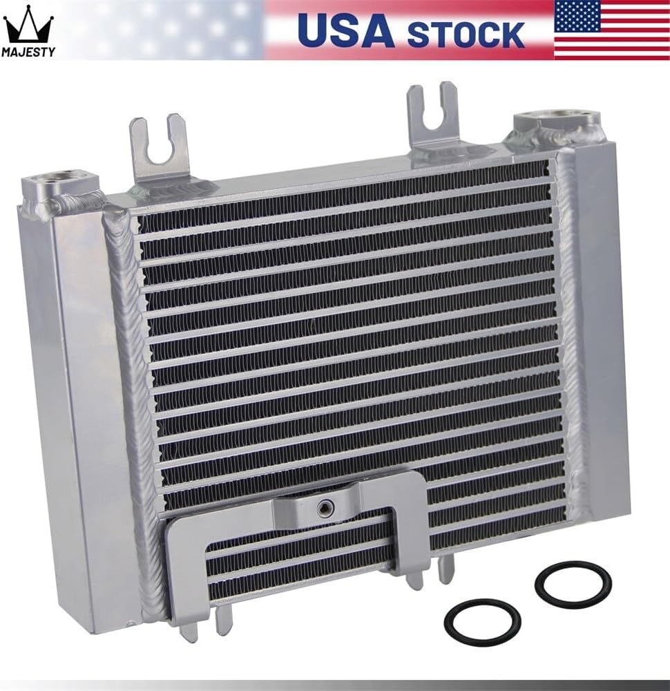 ya 12 10.8 baidi Upgrade Aluminum Oil Cooler Drop-in Fitment for 2009-2019 for Nissan R35 GT-R Silver
