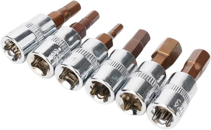 ya 14 9.20 baidi 6pcs 1/4 Inch Screwdriver Bit Socket Set Hex Screw Driver Bits Tools H3-H8-1