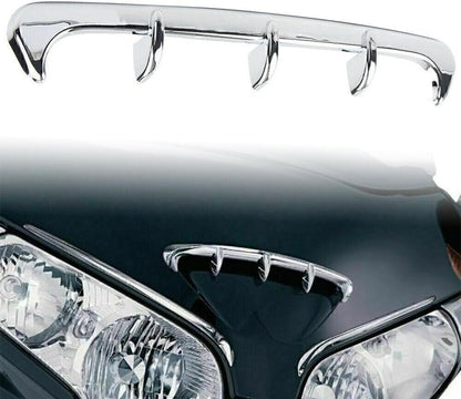 ya 23 10.7 baidi Chrome Trim Fairing Eyebrows Accents &Scoop Trim for Honda GoldWing GL1800 01-11