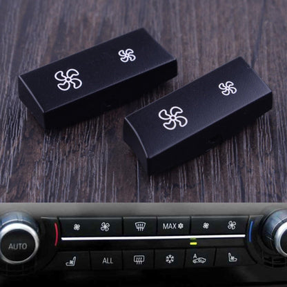 ya 8 8.24 baidi 2pcs Air Conditioning Climate Control Fan Button Cover Replacement Parts for BMW 5 Series F10 F11